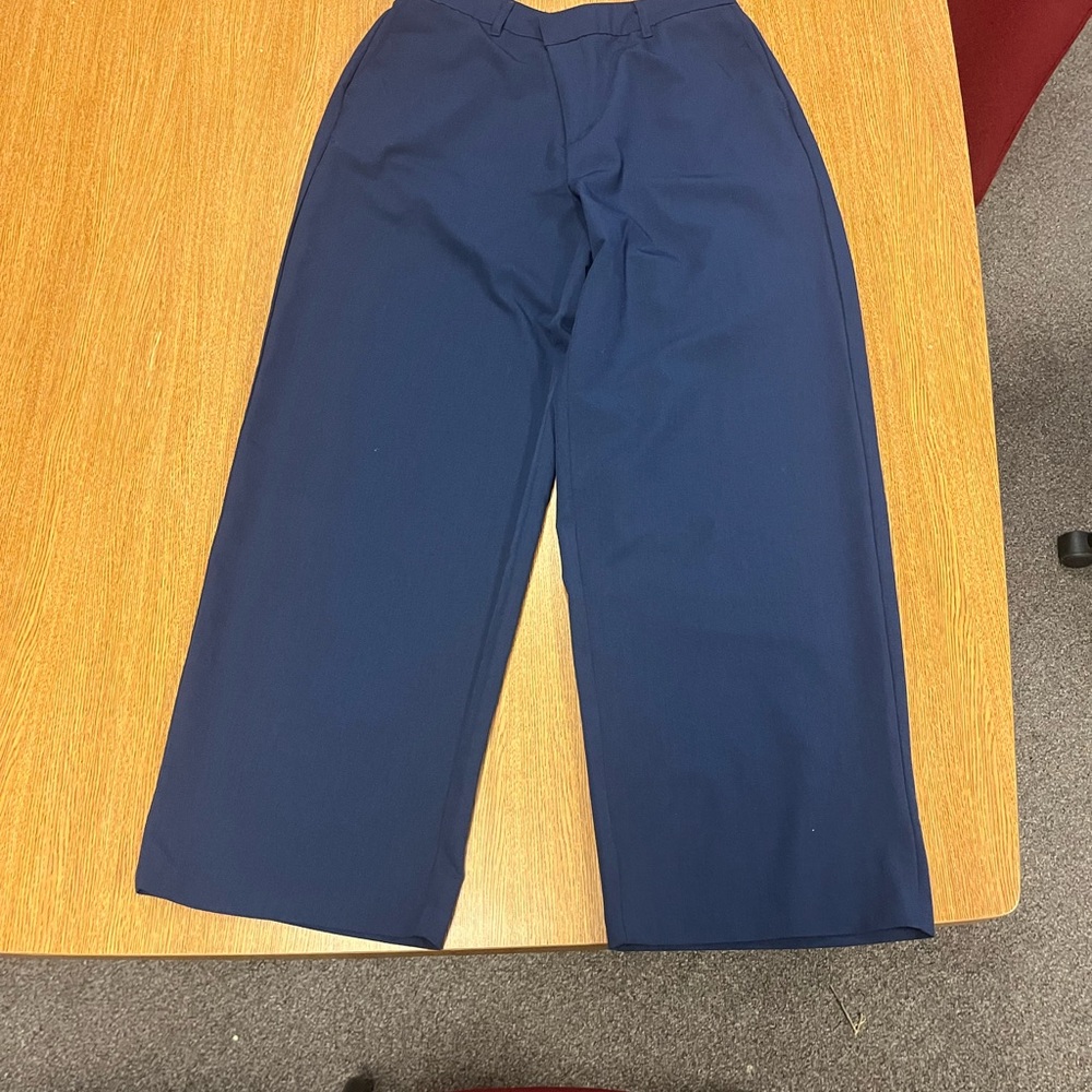 Elegant Women's Navy Trousers